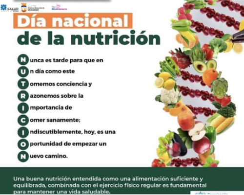 Dia Nacional de la Nutrición.