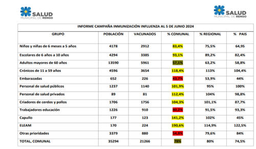 Informe Campaña Influenza.