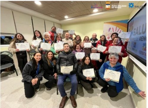 Culminación del Taller de Facilitadores de Salud.