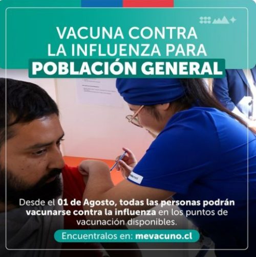 Se Amplia A Toda la Población, La Vacuna Contra La Influenza.