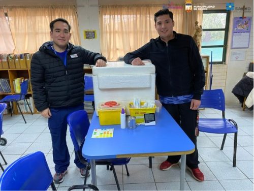 Campaña de Inmunización Escolar en Colegio Antilén de Rengo.