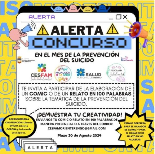 Concurso sobre la prevención del suicidio.