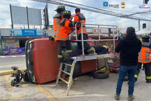 Simulacro de Siniestro Vial en Rengo.