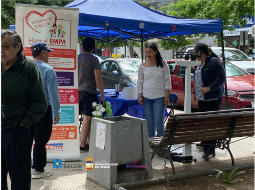 EMPA, EN LA PLAZA DE ARMAS DE RENGO.