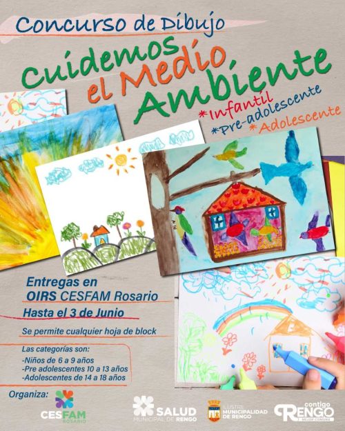 Concurso de Dibujo, «Cuidemos el Medio Ambiente».