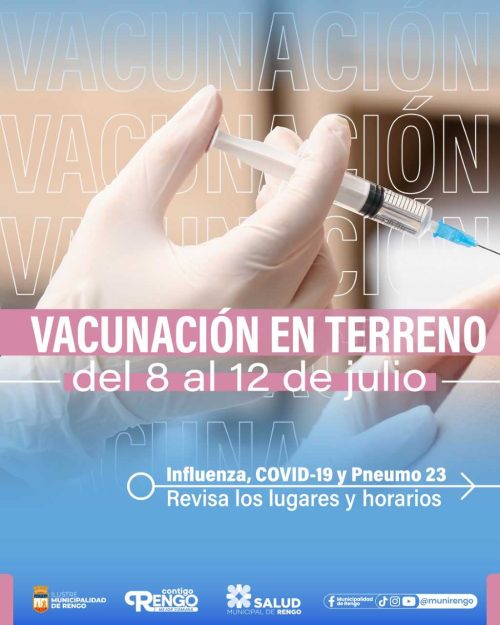 Vacunación en Terreno CESFAM Dr. Rienzi Valencia González.