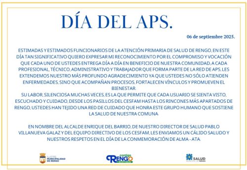 DÍA DE LA ATENCIÓN DE SALUD PRIMARIA.