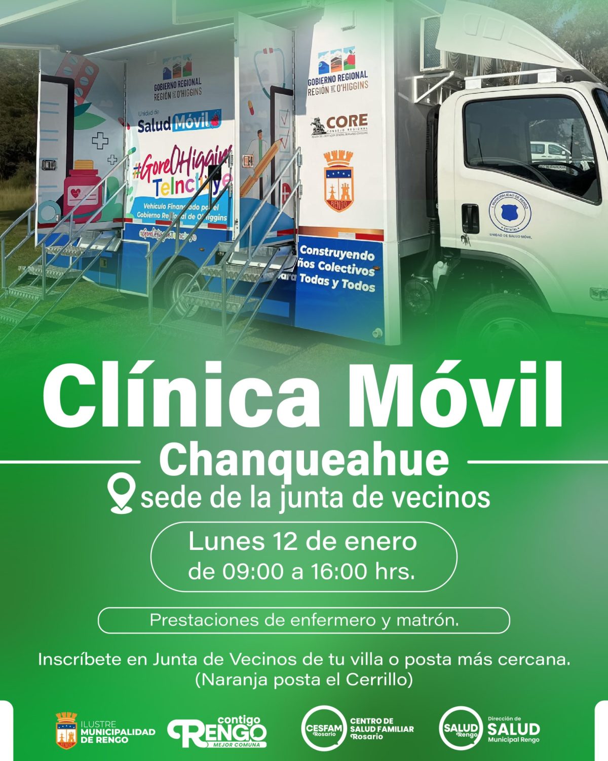 Clínica Móvil en Chanqueahue.