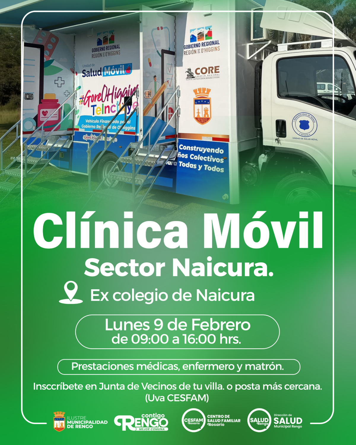 Clínica Móvil Sector Naicura.