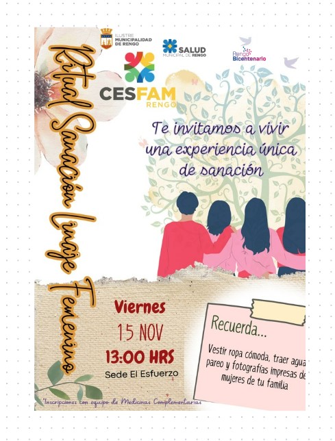 Actividades del CESFAM Dr. Rienzi Valencia González.