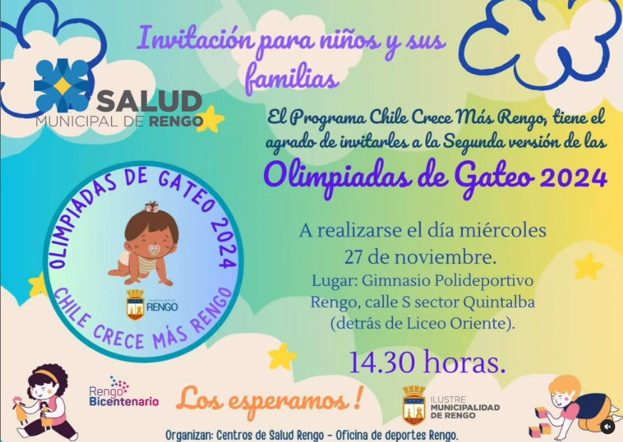 Invitación al Campeonato de Gateo Comunal.