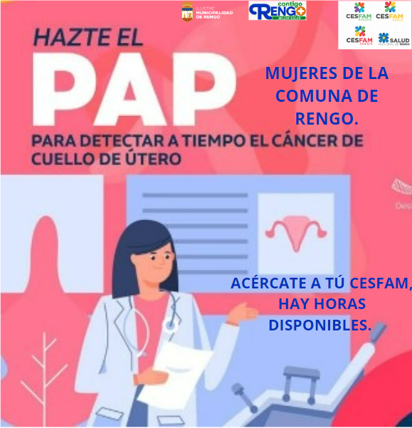 DISPONIBILIDAD DE HORAS EN LOS CESFAM DE LA COMUNA, PARA EXAMENES DE PAPANICOLAO.