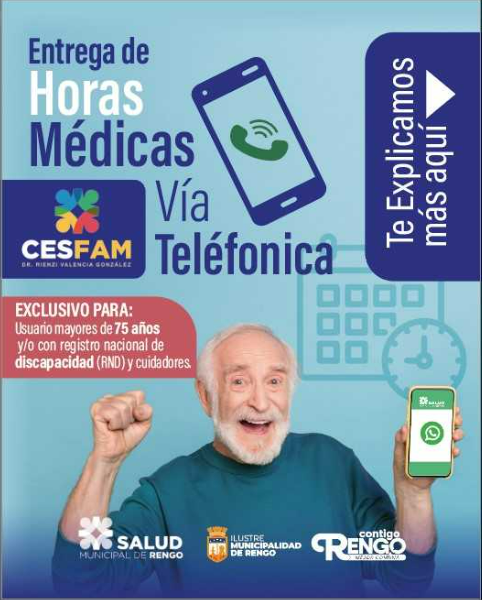 Dación De Horas Remotas en CESFAM Dr. Rienzi Valencia González.