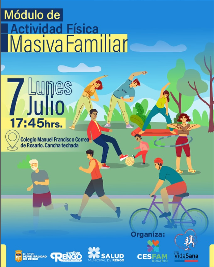 Actividad Física Familiar, en Rosario.