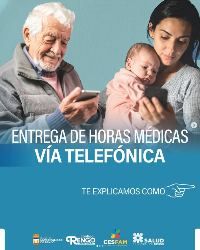 Solicitud de Horas Médicas Por Teléfono o WhatsApp.