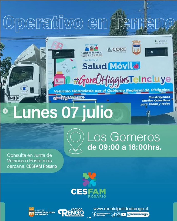 Operativo de Salud, en Los Gomeros.