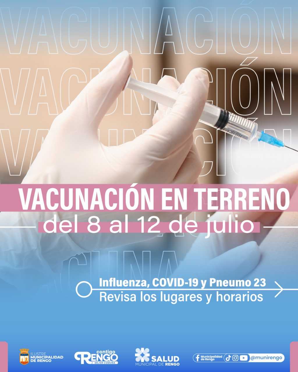 Vacunación en Terreno CESFAM Dr. Rienzi Valencia González.