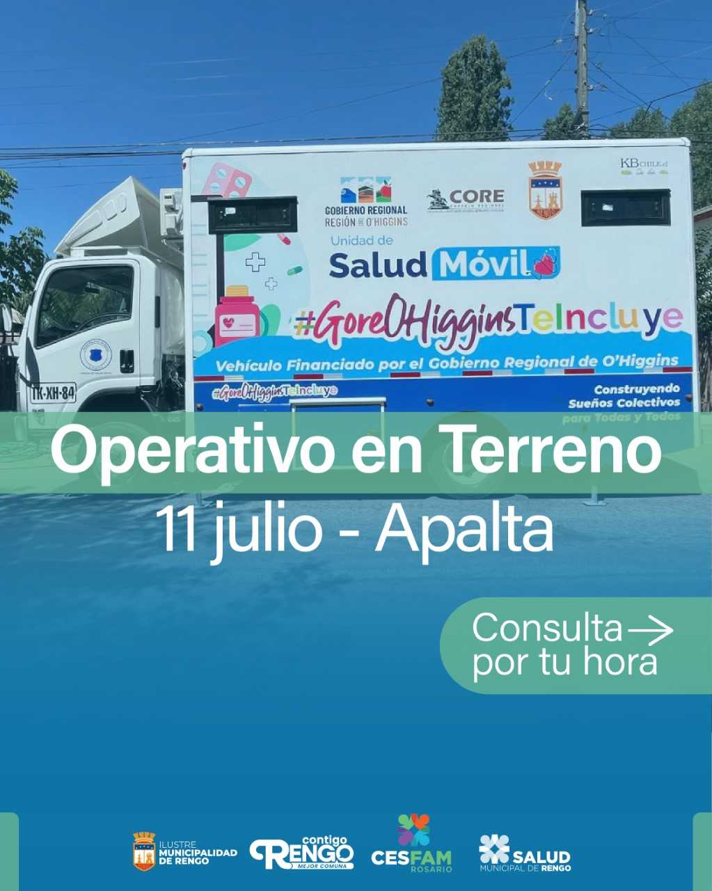 Clínica Móvil en Sector Apalta.