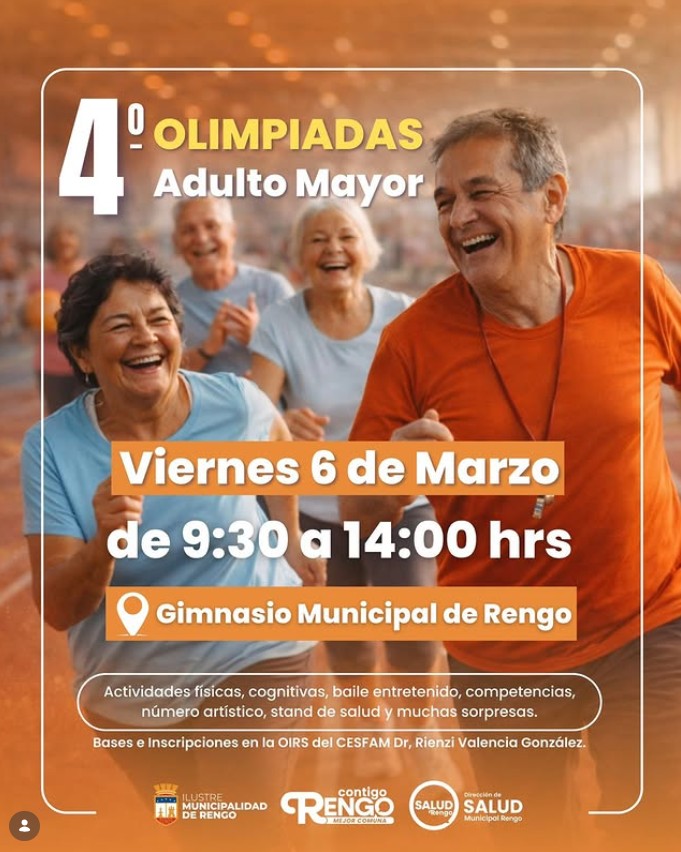 4tas Olimpiadas del Adulto Mayor.